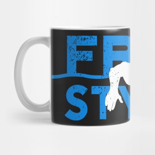 Freestyling Swim Guy Mug